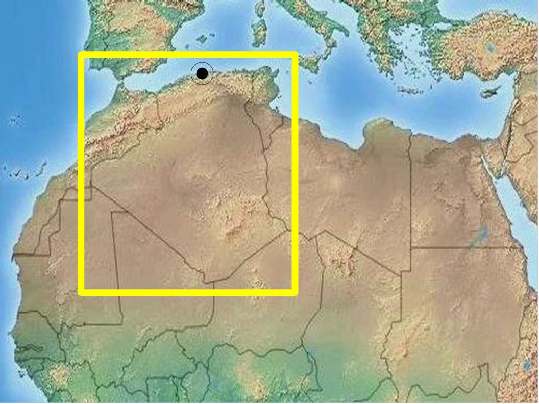 アルジェリアマップ