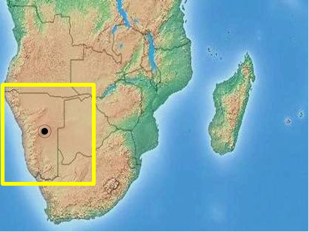 ナミビアマップ