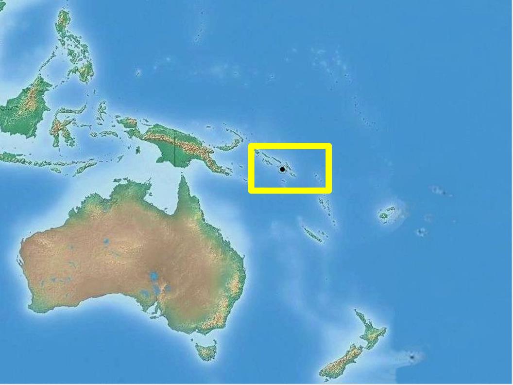 ソロモン諸島マップ