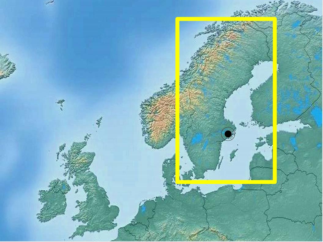 スウェーデンマップ