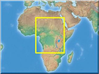 中央アフリカマップ
