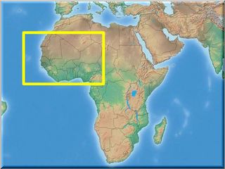 西アフリカマップ