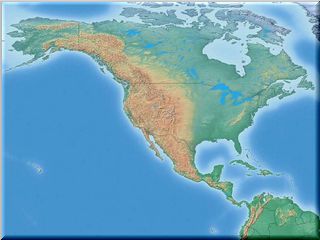 北アメリカマップ