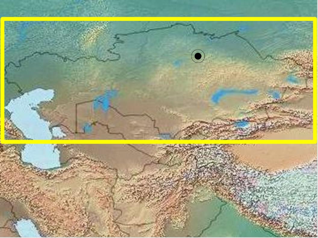 カザフスタンマップ