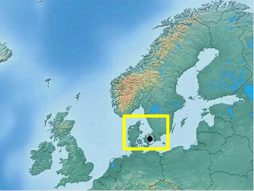 デンマークマップ