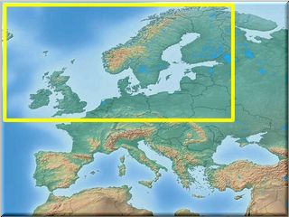 北ヨーロッパマップ