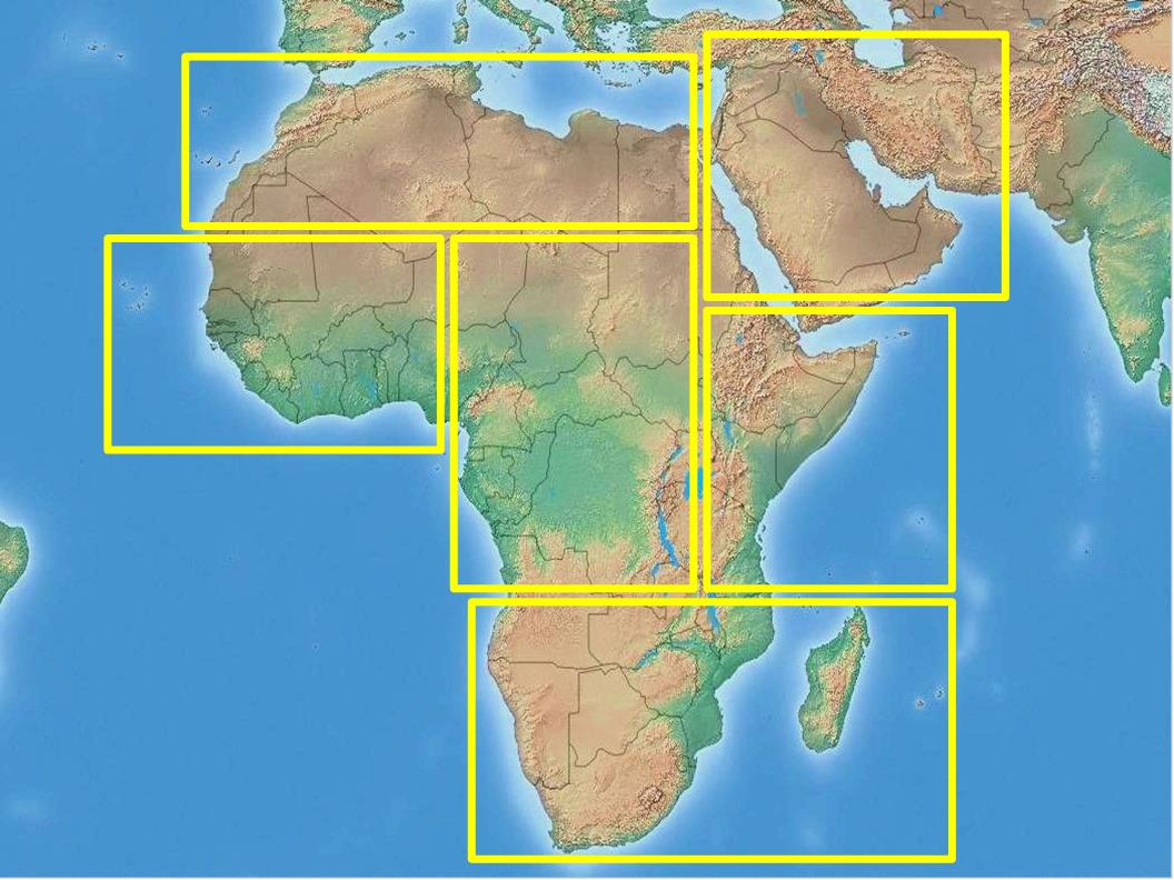 アフリカ・西アジアワクワクマップ