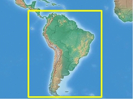 南アメリカマップ